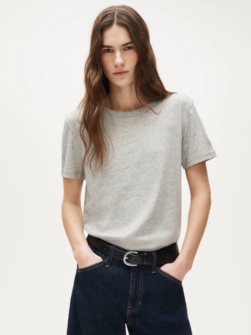 NWT J. Crew Vintage Jersey Classic-fit Crewneck T-shirt Heather Gray